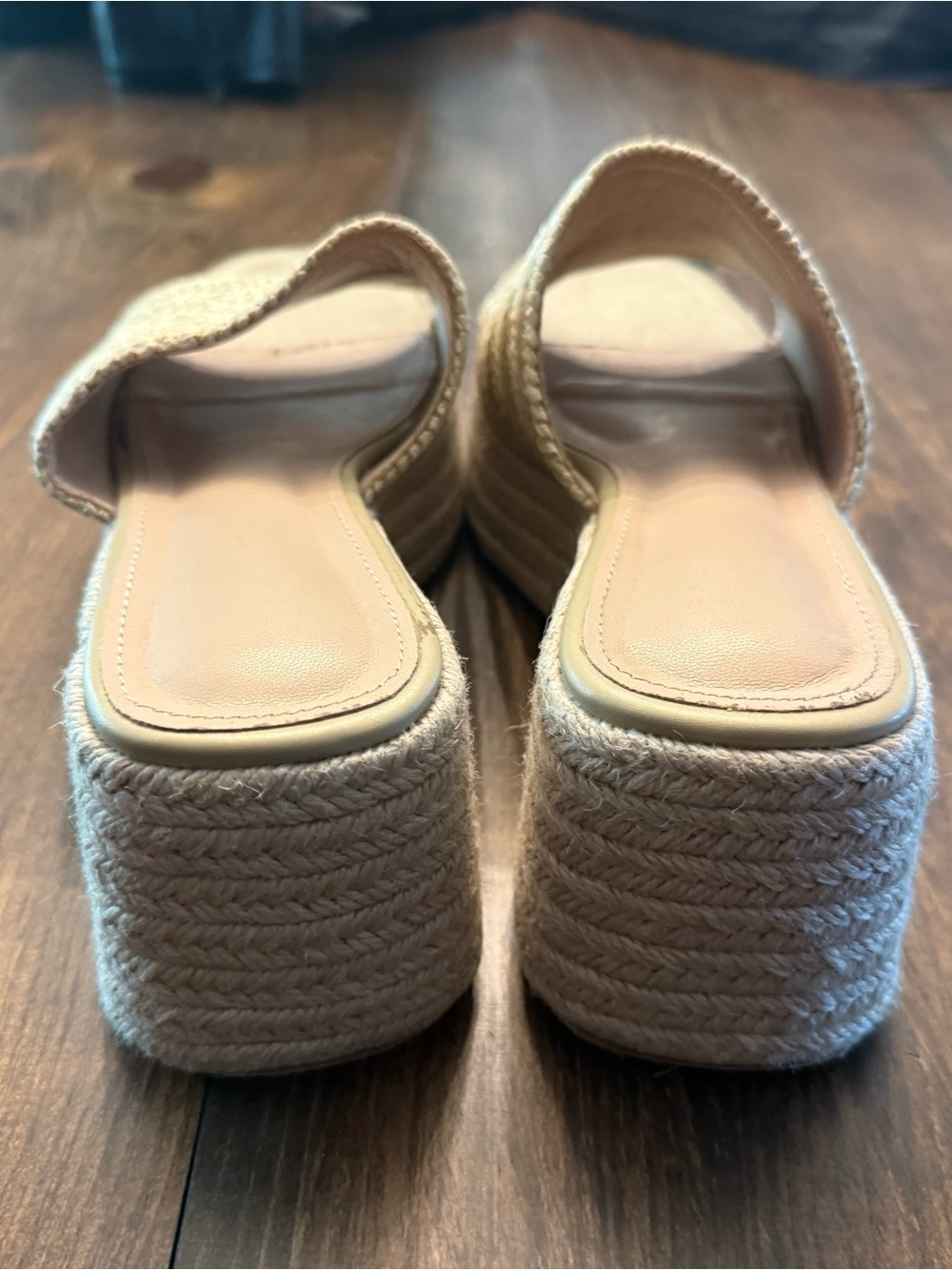 Tan Raffia Shoes - Picture 3 of 3